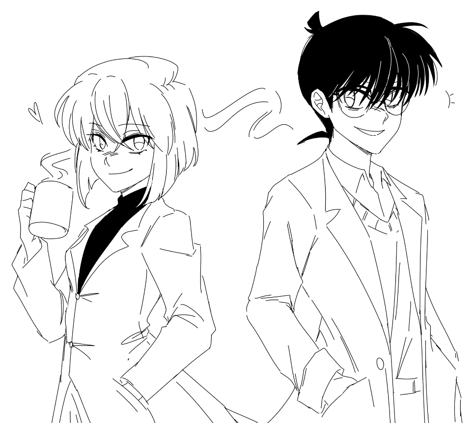 Hibara + Conan
